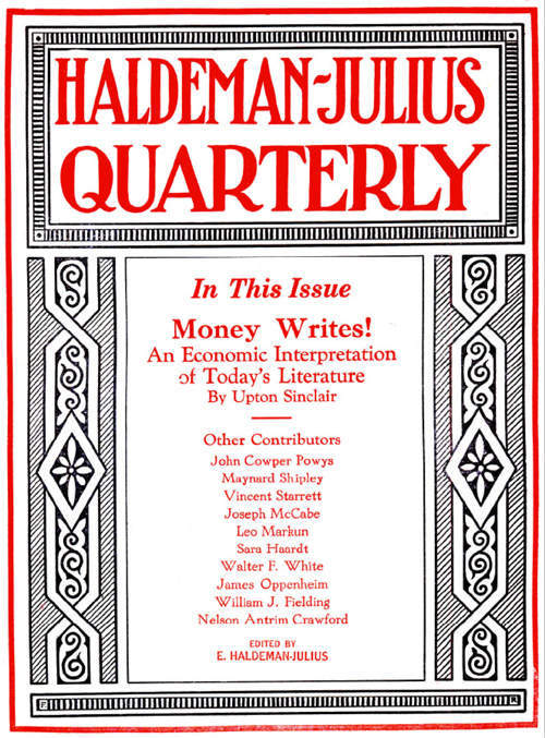 Haldeman-Julius Quarterly, Vol. 1, No. 4.